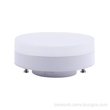 6W GX53 LED Cabinet Light, Triac Dimmable, TUV/CE, 110/220V, 80Ra, 2,700/4,500/5,700K